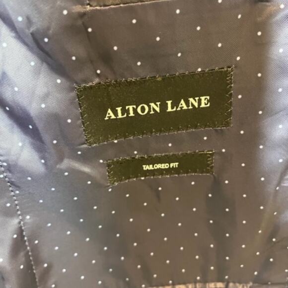 Alton Lane Single Breast Size 40S Wool Notch Lapel Blazer Gray - Picture 9 of 16